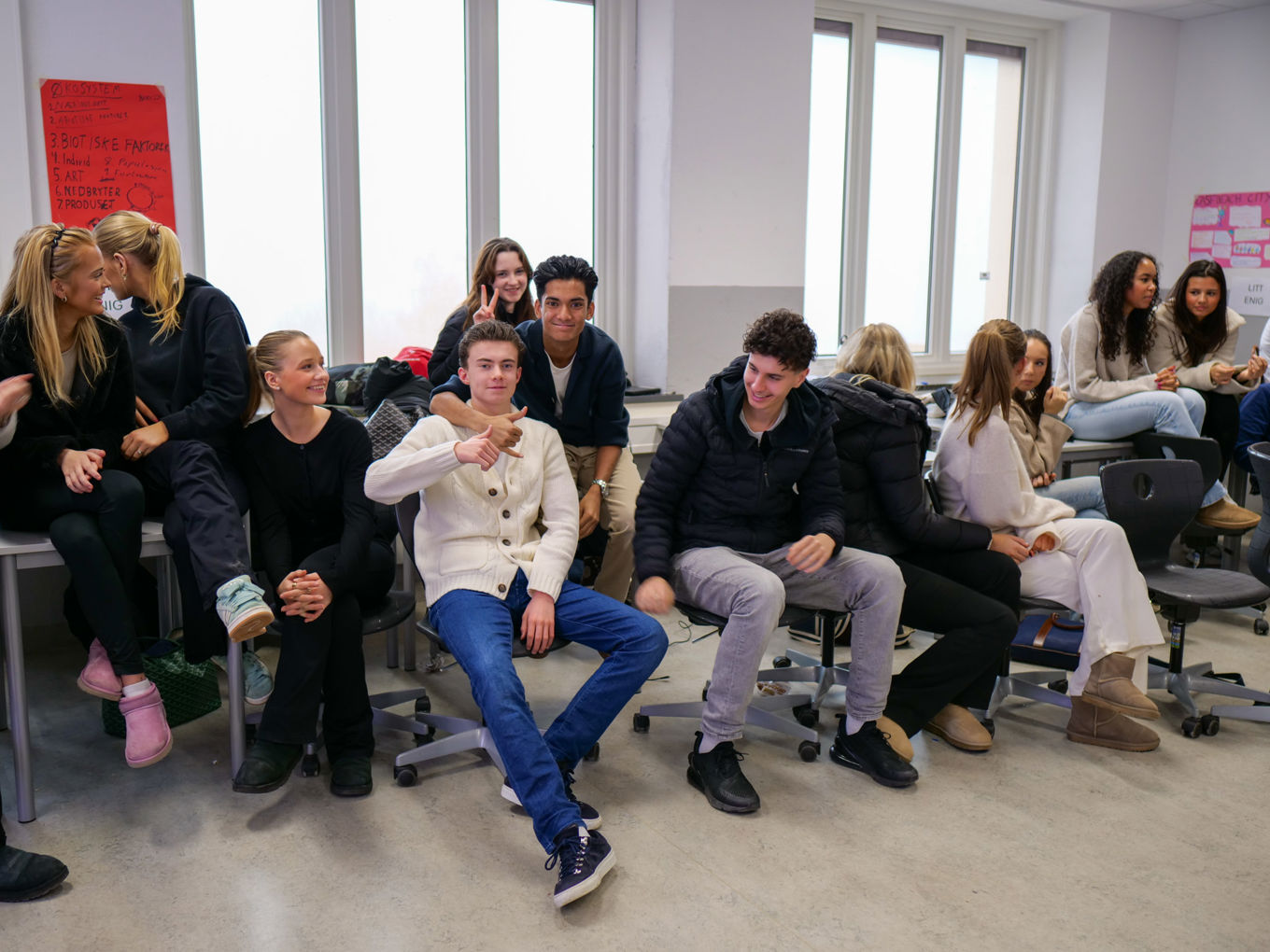 Elever på Vg1 Elever på Vg1