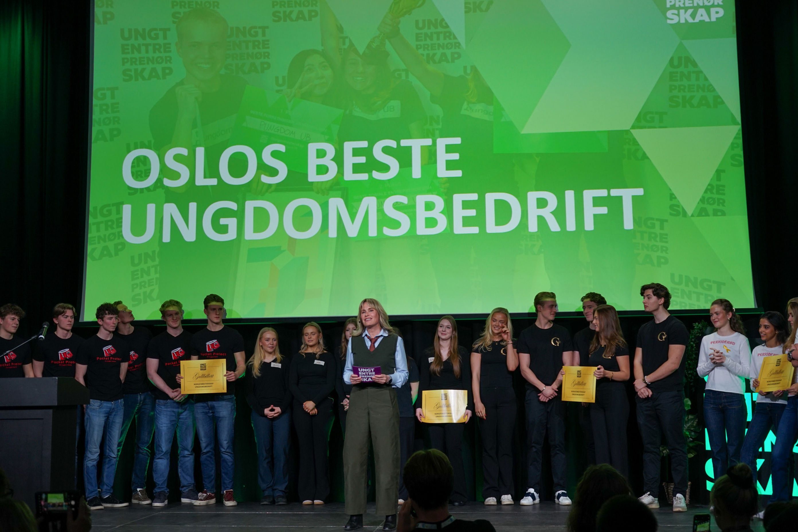 En gruppe personer som har sertifikater