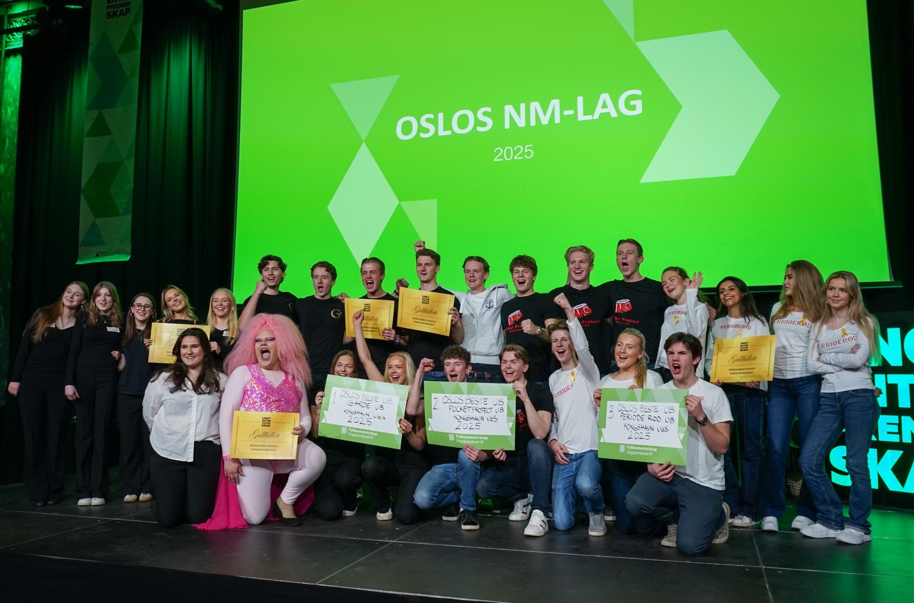 En gruppe personer som har sertifikater