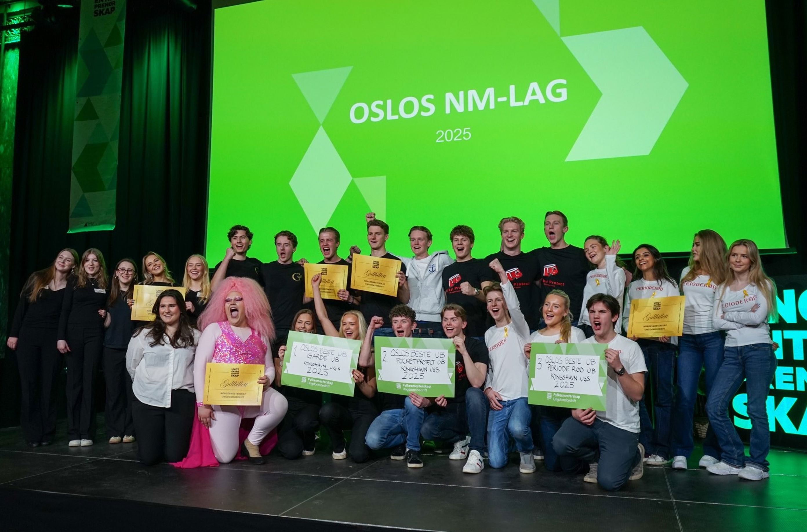 En gruppe personer som har sertifikater