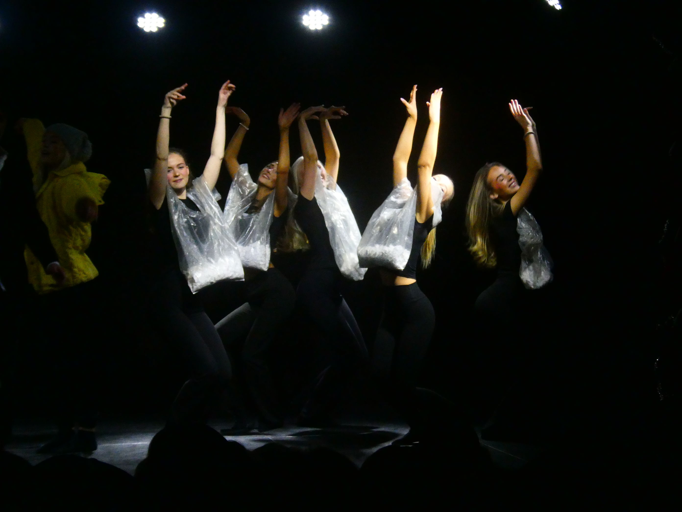 En gruppe personr som danser