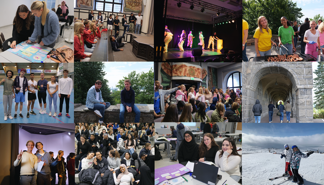 Elever på Kongshavn vgs