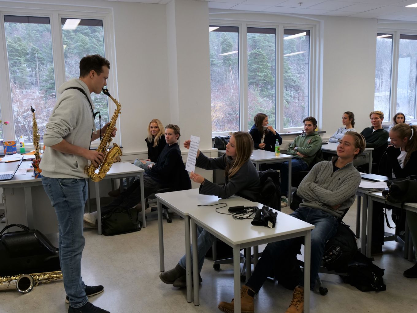 Elever på Kongshavn