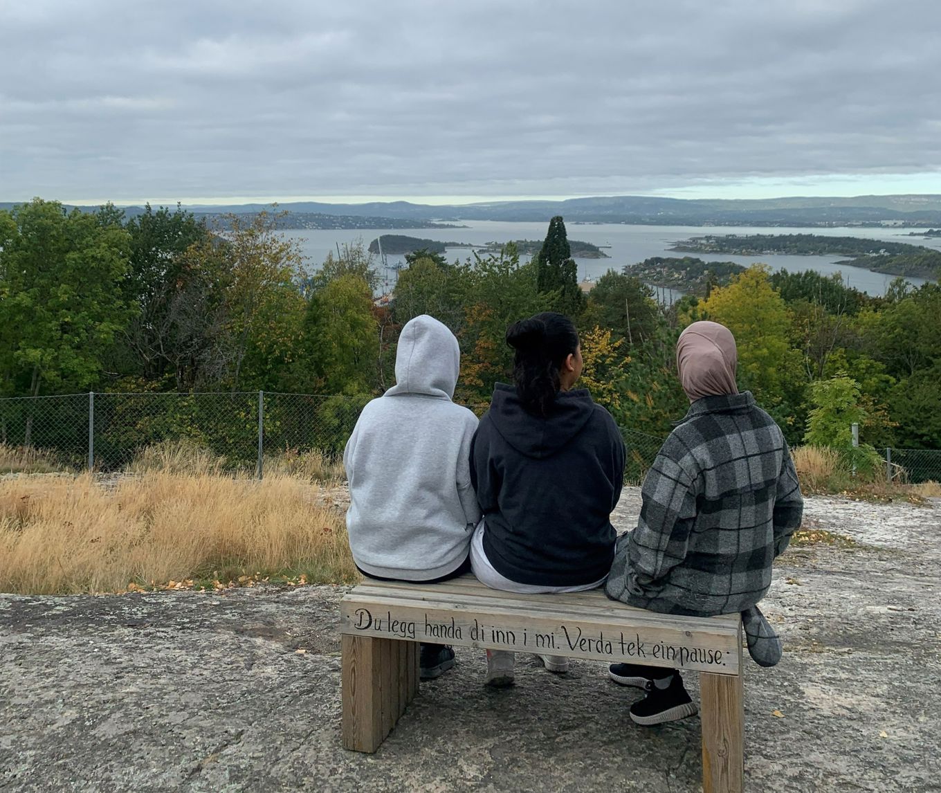 Elever på idrettsdag