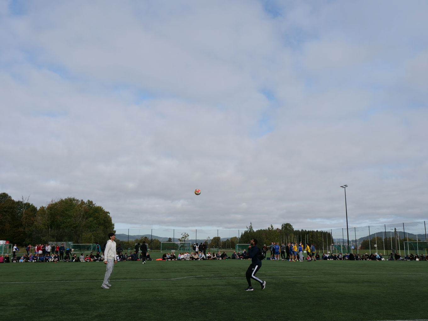 Elever på idrettsdag